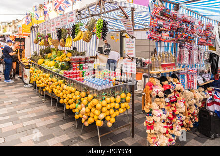 Eine typische Ansicht im Camden Market in London Stockfoto