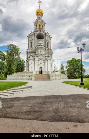 St. Trinitatis Kirche (1703), Troitse Lykovo, Moskau, Russland Stockfoto