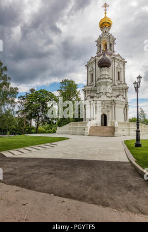 St. Trinitatis Kirche (1703), Troitse Lykovo, Moskau, Russland Stockfoto