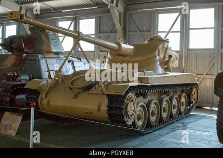 REGION Moskau, Russland - Juli 30, 2006: AMX-13 Französische leichte Tank im Tank Museum, Kubinka in der Nähe von Moskau Stockfoto