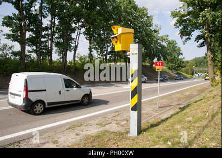 Durchsetzung der Kamera in Polen. 23. August 2018 © wojciech Strozyk/Alamy Stock Foto Stockfoto