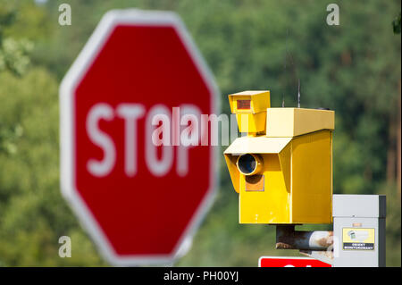Durchsetzung der Kamera in Polen. 23. August 2018 © wojciech Strozyk/Alamy Stock Foto Stockfoto