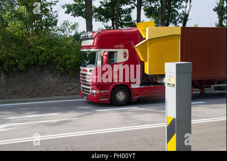 Durchsetzung der Kamera in Polen. 23. August 2018 © wojciech Strozyk/Alamy Stock Foto Stockfoto