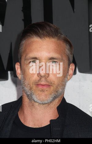 Los Angeles, USA. 28. Aug 2018. Jeff Hephner 28.08.2018 Die Weltpremiere von "pfefferminze" am Regal Cinemas L.A. statt Leben in Los Angeles, CA Foto: Cronos/Hollywood News Credit: Cronos/Alamy leben Nachrichten Stockfoto