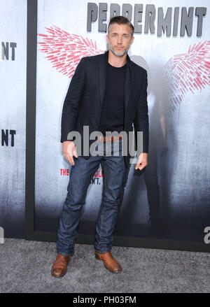 Los Angeles, USA. 28. Aug 2018. Schauspieler Jeff Hephner besucht die Premiere von STX Entertainment's 'Pfefferminz' am 28. August 2018 Regal Cinemas L.A. LIVE Stadion 14 in Los Angeles, Kalifornien. Foto von Barry King/Alamy leben Nachrichten Stockfoto