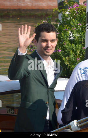 Venedig, Italien. 29 Aug, 2018. 75. Filmfestival von Venedig, Celebrity Sightings. Im Bild: Damien Chazelle Credit: Unabhängige Fotoagentur/Alamy leben Nachrichten Stockfoto