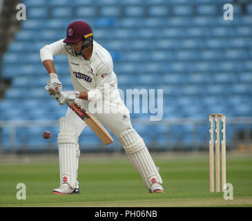 Emerald Headingley Stadium, Leeds, West Yorkshire, 29. August 2018. Während des heutigen Match während der specsavers County Championship Match zwischen Yorkshire CCC und Somerset CCC im Emerald Headingley Stadium. Credit: Touchlinepics/Alamy leben Nachrichten Stockfoto