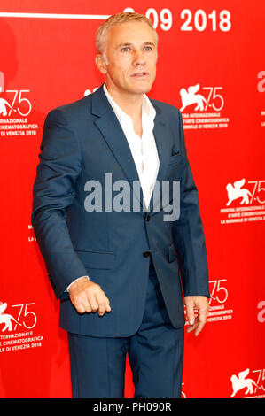 Venedig, Italien. 29. August 2018. Christoph Waltz bei der Jury Fotoshooting beim 75. Internationalen Filmfestival von Venedig im Palazzo del Casino am 29. August 2018 in Venedig, Italien Quelle: Geisler-Fotopress GmbH/Alamy leben Nachrichten Stockfoto