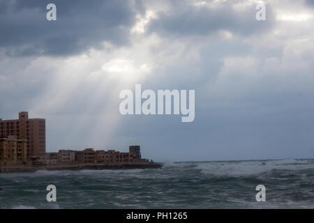 Zitadelle von qaitbay Alexandria, Kairo, Ägypten 2013 Stockfoto