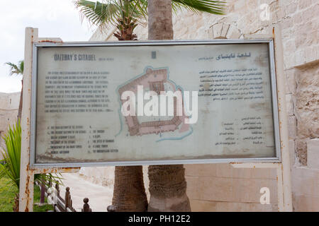 Zitadelle von qaitbay Alexandria, Kairo, Ägypten 2013 Stockfoto