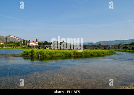 In Ponte de Lima Portugal Stockfoto