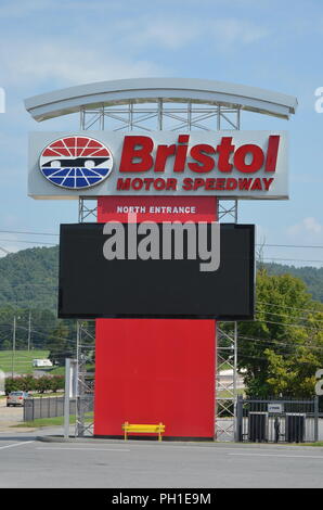 Bristol Motor Speedway Anmelden Stockfoto