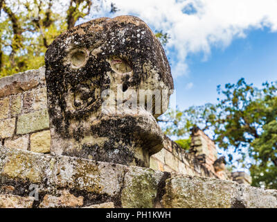 Eine typische Blick auf Ruinen von Copan in Honduras. Stockfoto