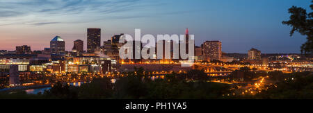 Panoramablick auf St. Paul. St. Paul, Minnesota, USA. Stockfoto