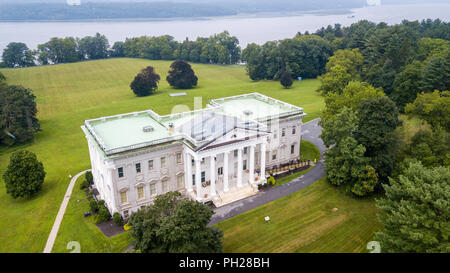 Mühlen Mansion, Staatsburgh State Historic Site, Hyde Park, New York, USA Stockfoto