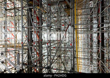 Berlin, Deutschland. 30 Aug, 2018. 30.08.2018, Berlin: Die Baustelle der neuen Axel Springer Haus, während einer Pressekonferenz fotografiert. Credit: Carsten Koall/dpa/Alamy leben Nachrichten Stockfoto