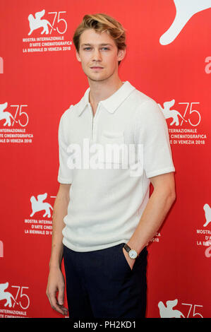 Joe Alwyn während der 'Favorit' Fotoshooting beim 75. Internationalen Filmfestival von Venedig im Palazzo del Casino on August 30,2018 in Venedig, Italien Stockfoto