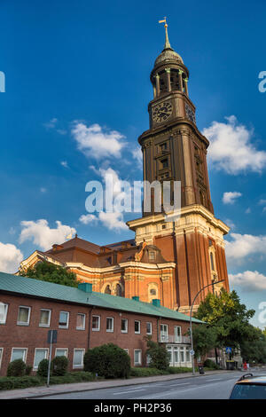 St. Michaeliskirche (1786), Kirche St. Michael, Hamburg, Deutschland Stockfoto