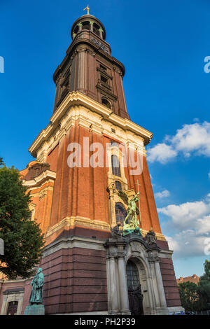 St. Michaeliskirche (1786), Kirche St. Michael, Hamburg, Deutschland Stockfoto