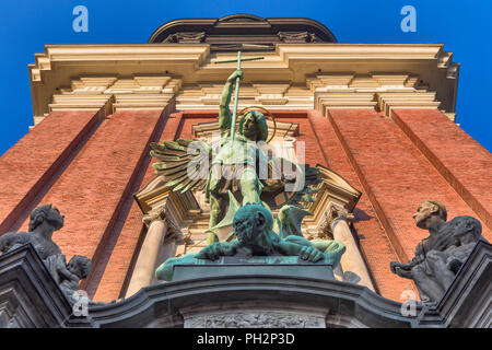 St. Michaeliskirche (1786), Kirche St. Michael, Hamburg, Deutschland Stockfoto