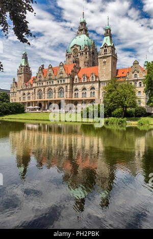 Neues Rathaus, Neues Rathaus (1913), Hannover, Niedersachsen, Deutschland Stockfoto