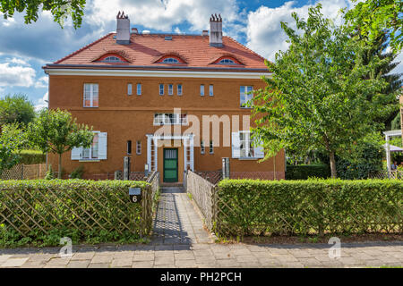 Gartenstadt Falkenberg, Berlin, Deutschland Stockfoto