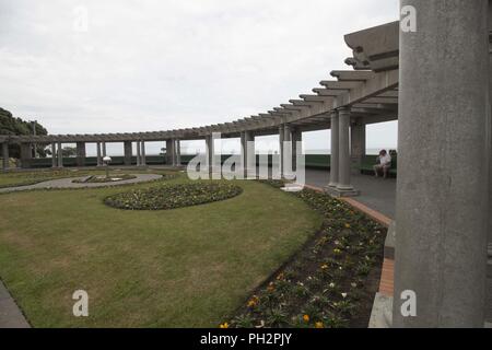 Napier Arch und Platz an der Marine Parade in Napier, Hawke's Bay, North Island, Neuseeland, November 29, 2017. () Stockfoto