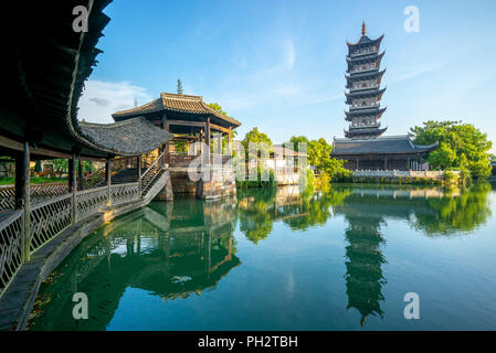 Bailian Tempel in wuzhen, einer historischen Stadt Stockfoto