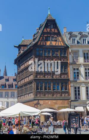 Maison Kammerzell (16. Jahrhundert), Straßburg, Elsass, Frankreich Stockfoto