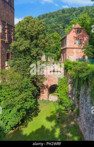 Das Heidelberger Schloss, das Heidelberger Schloss, Heidelberg, Baden-Württemberg, Deutschland Stockfoto