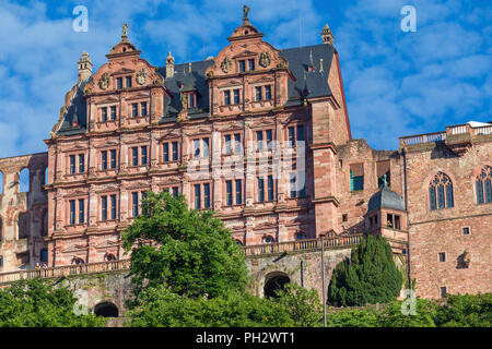 Das Heidelberger Schloss, das Heidelberger Schloss, Heidelberg, Baden-Württemberg, Deutschland Stockfoto