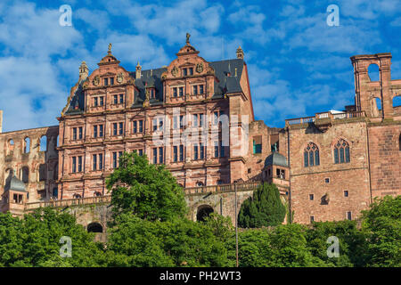 Das Heidelberger Schloss, das Heidelberger Schloss, Heidelberg, Baden-Württemberg, Deutschland Stockfoto