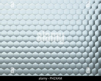 Künstliche sechseckige Fläche Stockfoto