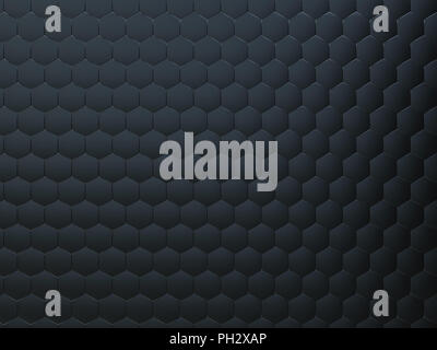 Künstliche sechseckige Fläche Stockfoto