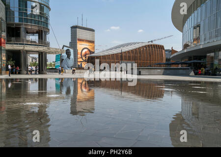 Piazza Gae Aulenti, Porta Nuova, Mailand, Lombardei, Italien | Piazza Gae Aulenti, Porta Nuova, Mailand, Lombardei, Italien Stockfoto