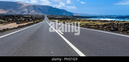 Caletón Blanco in Lanzarote, Kanarische Inseln, Spanien Stockfoto