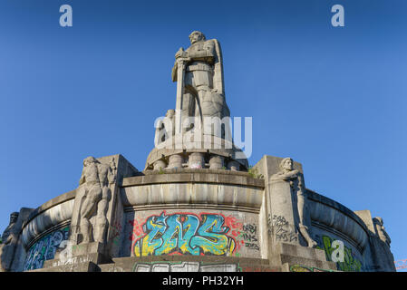 Bismarck-Denkmal, Seewartenstrasse, Neustadt, Hamburg, Deutschland Stockfoto