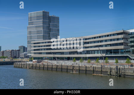 HafenCity Universität, Ueberseeallee, Hafencity, Hamburg, Deutschland Stockfoto