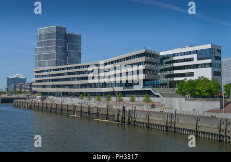 HafenCity Universität, Ueberseeallee, Hafencity, Hamburg, Deutschland Stockfoto