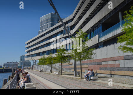 HafenCity Universität, Ueberseeallee, Hafencity, Hamburg, Deutschland Stockfoto