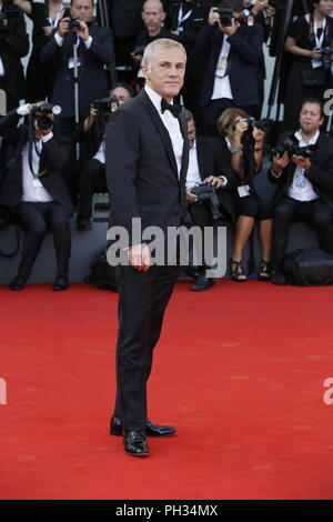 Venedig - 29. August: Christoph Waltz nimmt an der Eröffnungsfeier des 75. Filmfestival von Venedig am 29. August 2018 in Venedig, Italien. (Von Mark Kap/Innen Stockfoto