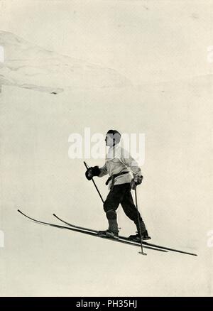 "Lieut. Tryggve Gran', c 1910-1913, (1913). Artist: Herbert Ponting. Stockfoto