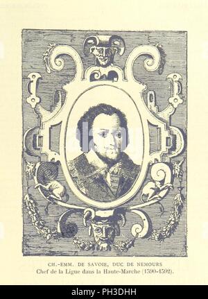 Bild von Seite 25 der 'Grand Wörterbuch historique, généalogique et biographique de la Haute-Marche, Département de la Creuse. [Ill.]'. Stockfoto