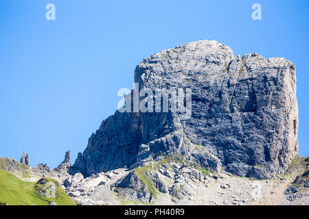 La Pierre Menta Stockfoto