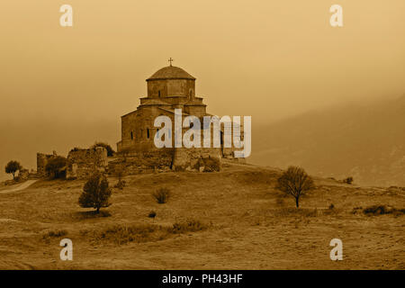 Jvari Kirche und Kloster in Mtskheta Georgien, Kaukasus Stockfoto