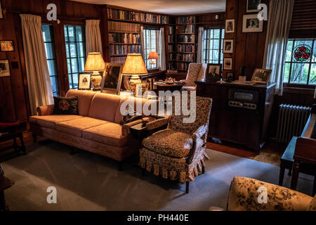 Eleanor's Wohnzimmer, Val-Kill, Eleanor Roosevelt, Haus, Hyde Park, New York, USA Stockfoto