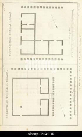 Bild von Seite 699 "[Reisen in Palästina, durch die Länder von Basan und Gilead östlich des Flusses Jordan auch einen Besuch der Städte Geraza und Gamala, in der Dekapolis. [Mit Plänen und ein Portrait.]]' von T 0028. Stockfoto