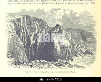 Bild von Seite 724 des "Lehrbuch der Geologie. Dritte Auflage, überarbeitet und erweitert. Stockfoto