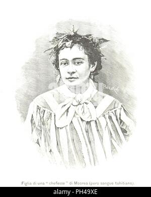 Bild von Seite 73 der 'Viaggio Della Reggia di circumnavigazione corvetta" Caracciolo, "Comandante C.de Amezaga, negli Anni 1881-82 -83-84'. Stockfoto