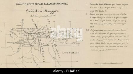 Bild von Seite 911 "als conferencias e o Itinerario do viajante. Serpa Pinto atravez das Terras da Afrika Austral. Junho 2005 ein Dezembro de 1878. Estudo critico e documentado contendo Duas cartas georaphicas" durch die Briten 0019. Stockfoto